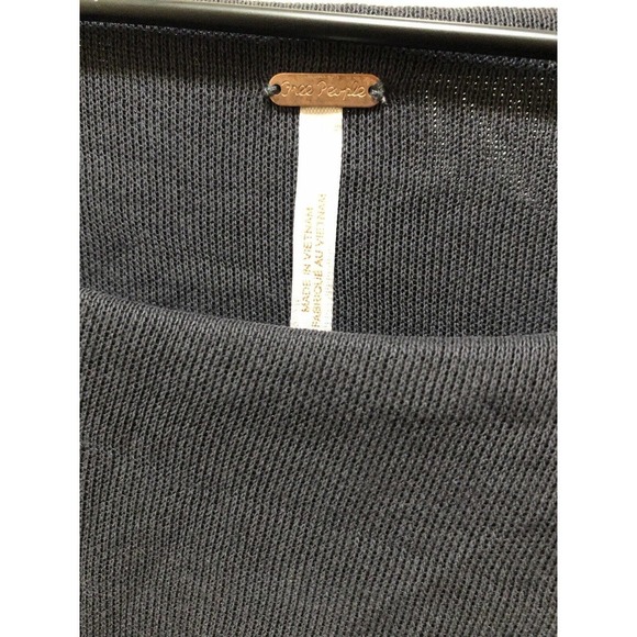 Free People XS Dress Stepping Out Neutral Tunic Shift Scoop Neck OB611688 - Picture 6 of 10